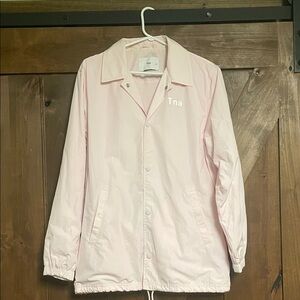TNA Light Pink Button-Up Jacket